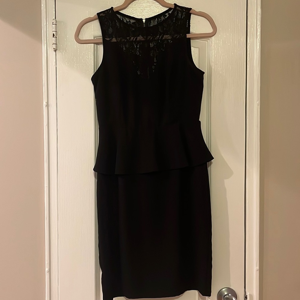 Black bodycon dress